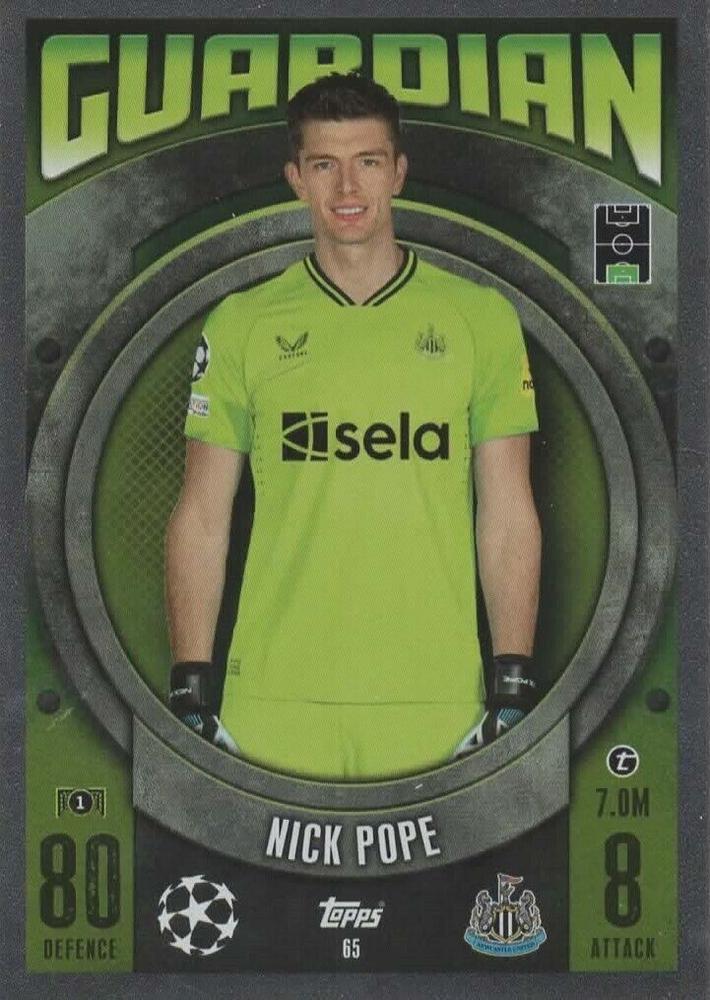 Nick Pope 2023 Topps Match Attax UEFA Club Competitions