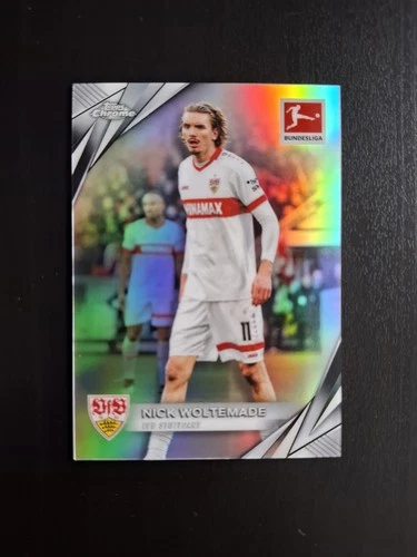 Nick Woltemade 2024 Topps Chrome Refractor