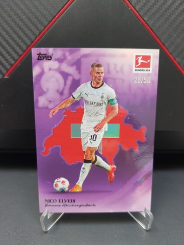Nico Elvidi 2025 Topps Bundesliga International Stars Purple /50