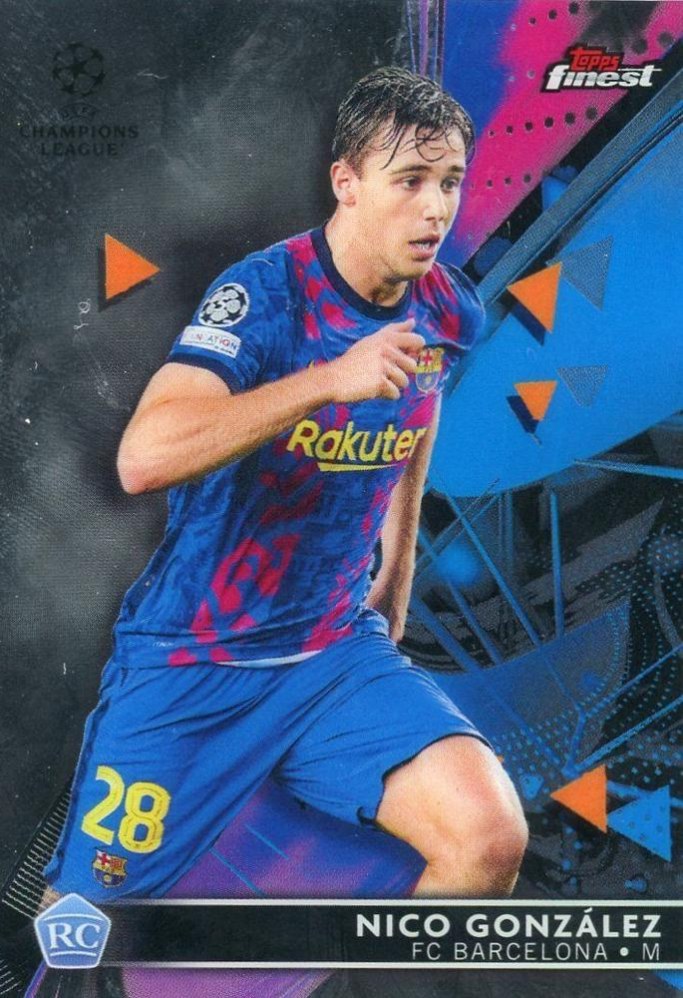 Nico González 2021 Topps Finest UEFA 94