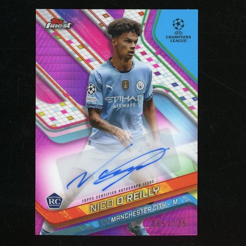 Nico O'Reilly 2024 Topps Finest Rosa Hyper /125