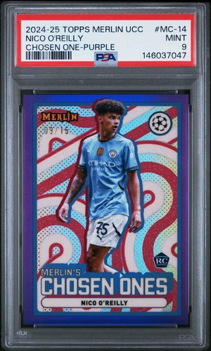 Nico O'Reilly 2024 Topps Merlin Chrome Purple /15