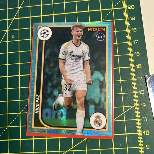 Nico Paz 2023 Topps Chrome Merlin Refractor