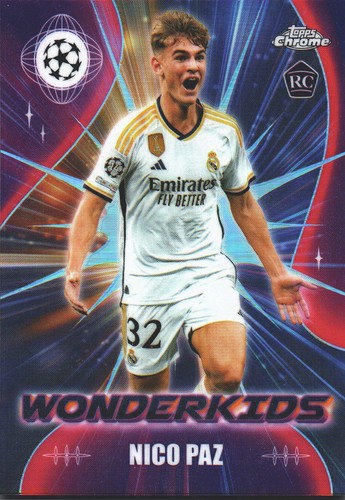 Nico Paz 2023 Topps Chrome #WK-10