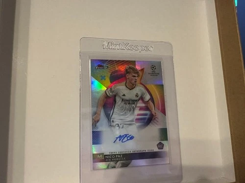 Nico Paz 2023 Topps Finest Refractor