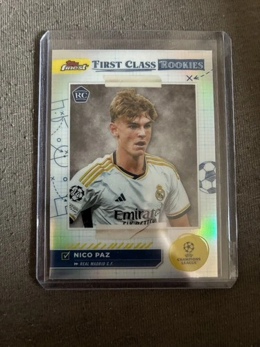 Nico Paz 2023 Panini Finest UEFA Club Competitions