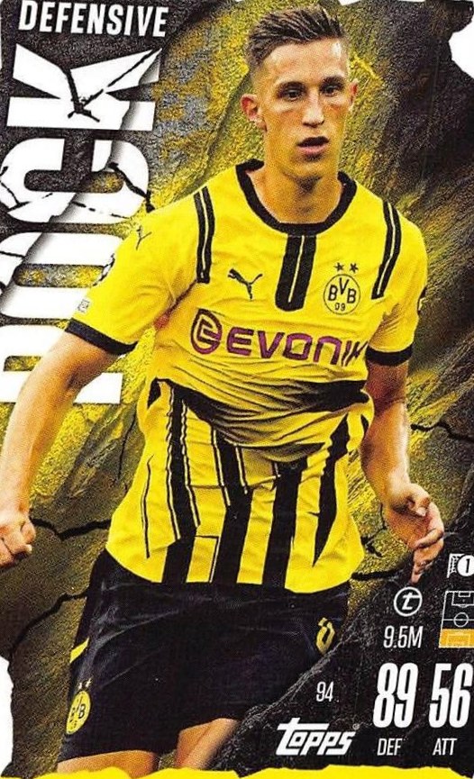 Nico Schlotterbeck 2024 Topps Match Attax UEFA Club Competitions Extra