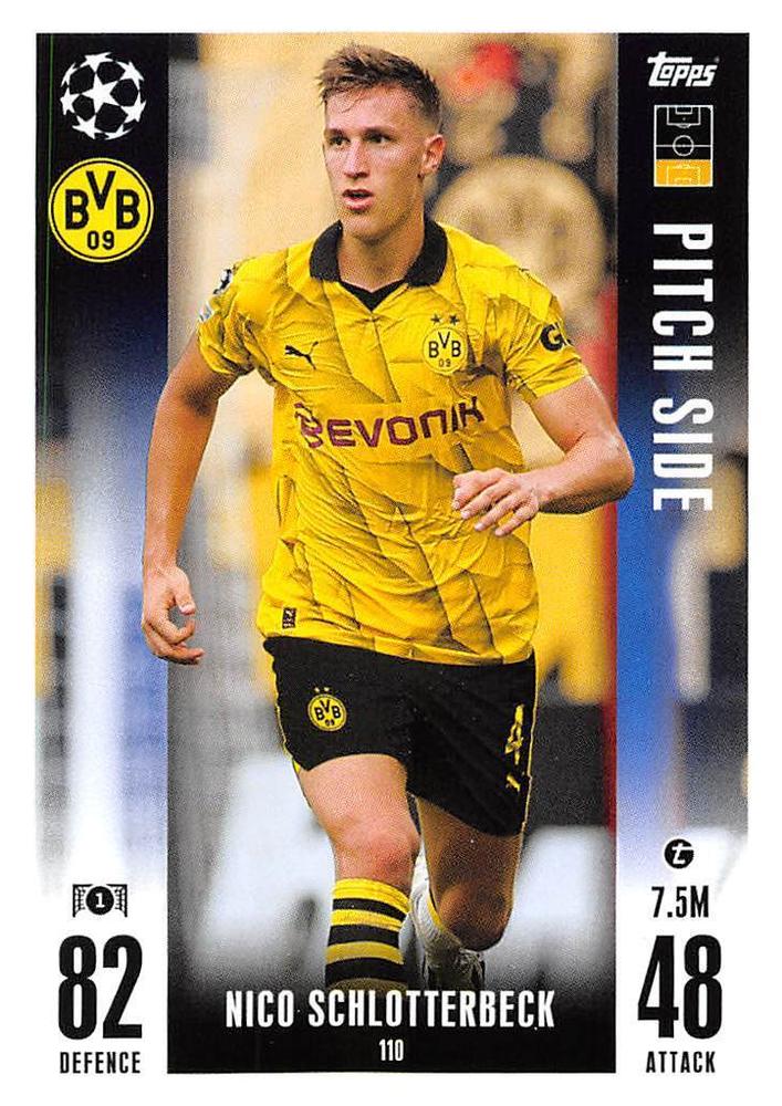 Nico Schlotterbeck 2023 Topps Match Attax UEFA Club Competitions Extra