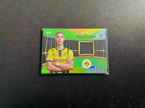 Nico Schlotterbeck 2024 Topps UEFA Club Superstars Green /199