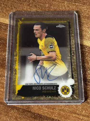 Nico Schulz 2021 Topps Chrome 09/10, 23/25