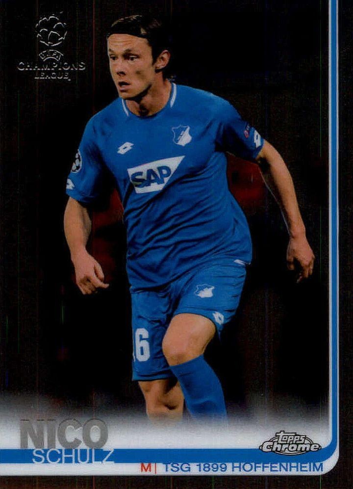 Nico Schulz 2018 Topps Chrome UCC 96