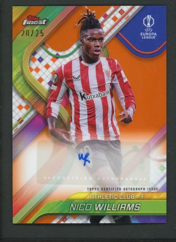 Nico Williams 2025 Topps Finest /25