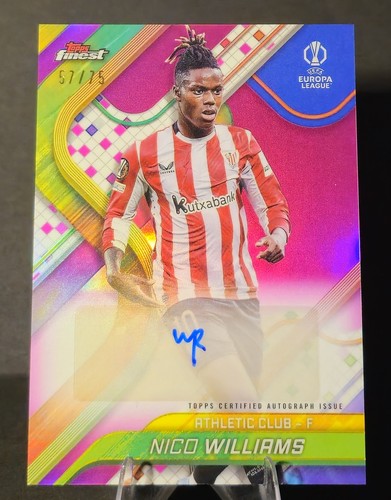 Nico Williams 2024 Topps Finest /75