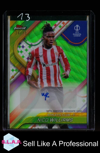 Nico Williams 2024 Topps Finest /99