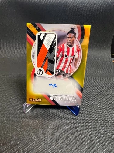Nico Williams 2024 Topps Merlin Chrome Gold /50