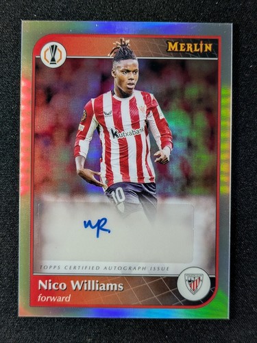 Nico Williams 2024 Topps Merlin Chrome Refractor