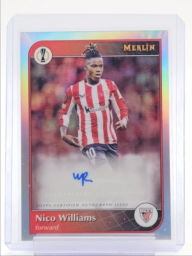 Nico Williams 2024 Topps Merlin Chrome Refractor