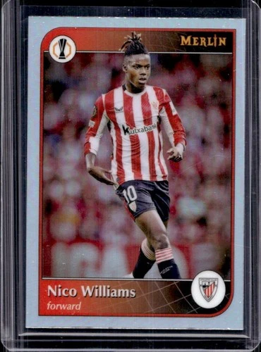 Nico Williams 2024 Topps Merlin Chrome Refractor #17