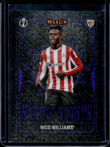 Nico Williams 2024 Topps Merlin Chrome UCC Purple Refractor /15