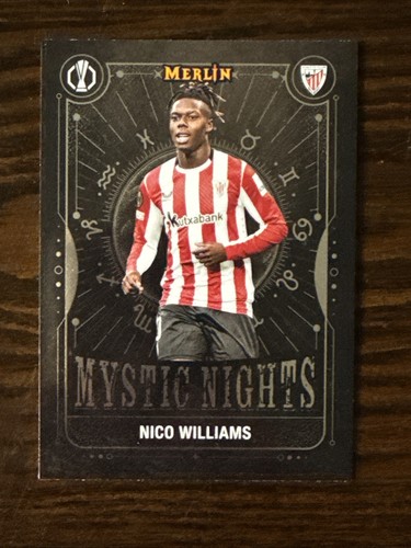 Nico Williams 2024 Topps Merlin Chrome UEFA MN-2