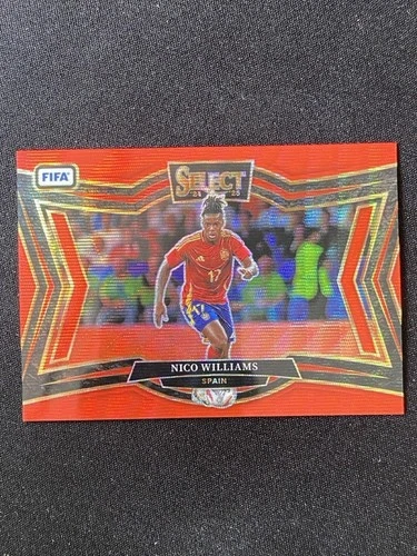 Nico Williams 2024 Panini Seleziona Fifa Red Wave /59