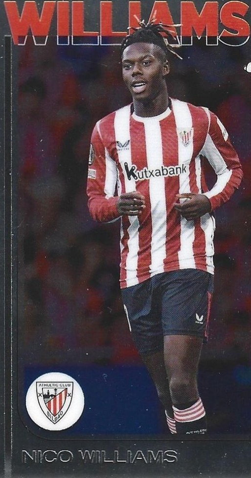Nico Williams 2024 Topps Chrome UEFA Club Competitions