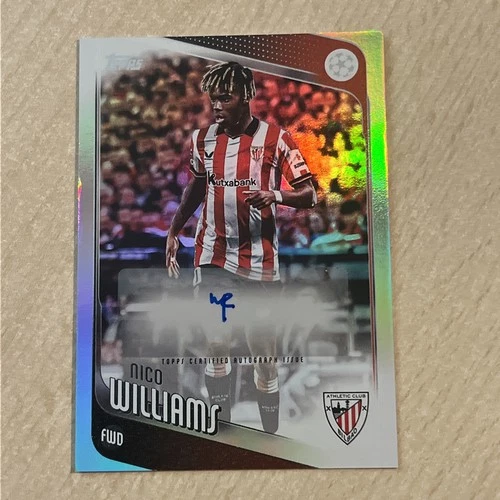 Nico Williams 2025 Topps UEFA Club Flagship