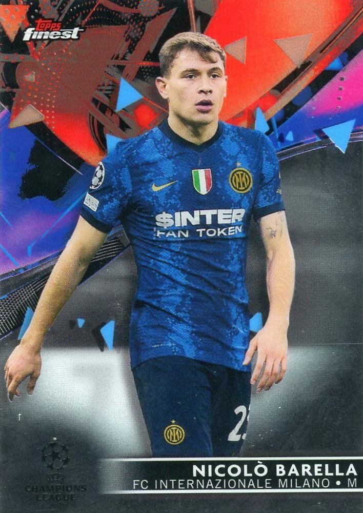 Nicolò Barella 2021 Topps Finest UEFA 30