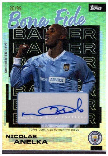 Nicolas Anelka 2025 Topps Manchester City Team Set /99