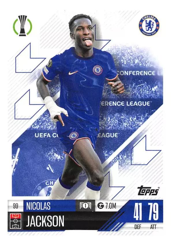 Nicolas Jackson 2024 Topps Match Attax UEFA Club Competitions