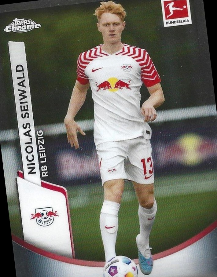 Nicolas Seiwald 2023 Topps Chrome Blue Lava Refractor