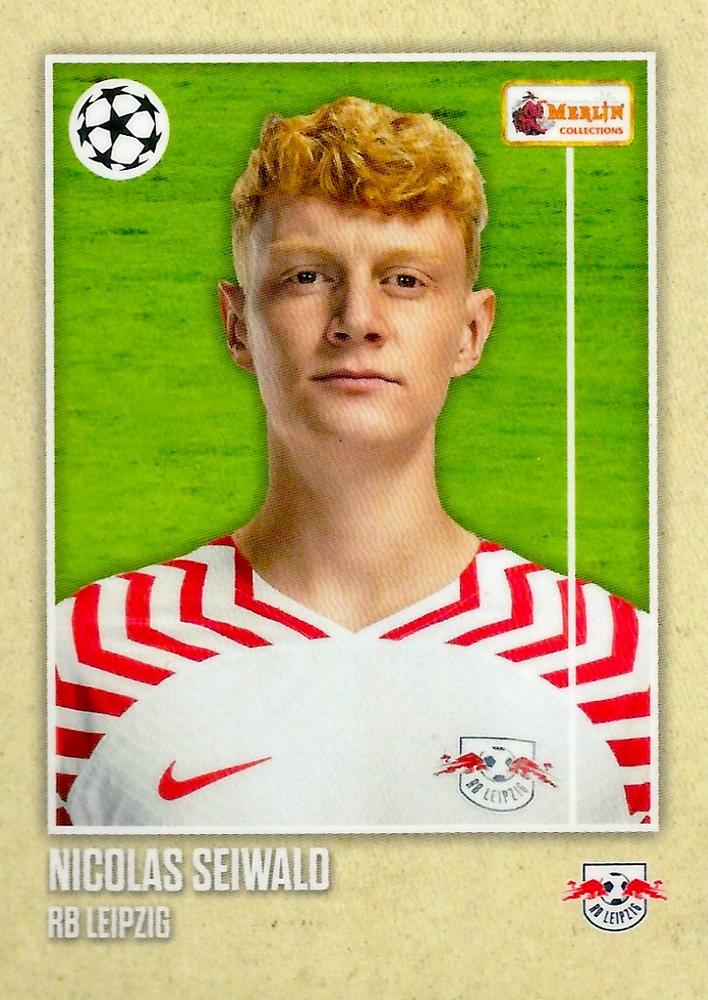 Nicolas Seiwald 2023 Topps Merlin Heritage UEFA Club Competitions