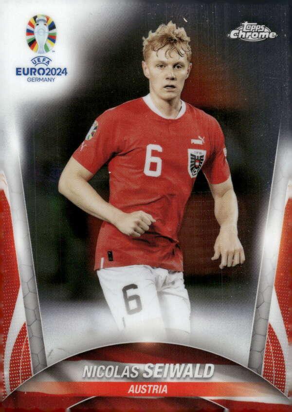 Nicolas Seiwald 2024 Topps Chrome UEFA EURO