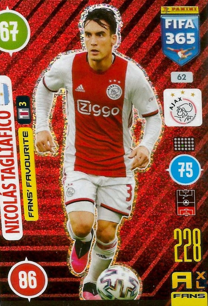Nicolas Tagliafico 2021 Panini Adrenalyn XL FIFA 365