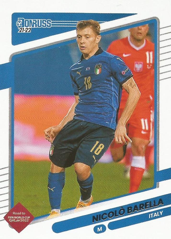 Nicolo Barella 2021 Panini Donruss Soccer 17