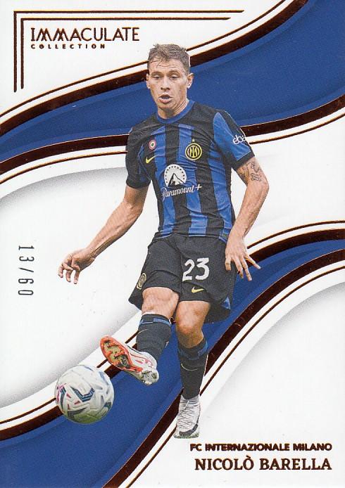 Nicolo Barella 2023 Panini Immaculate Collection