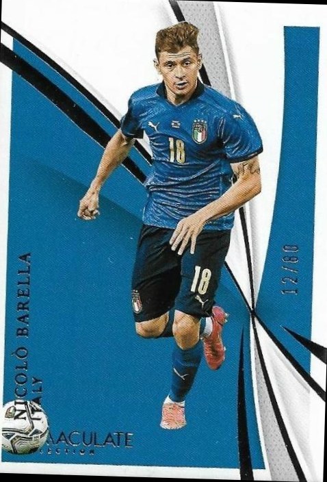 Nicolo Barella 2021 Panini Immaculate Collection