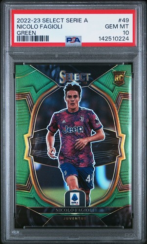 Nicolo Fagioli 2022 Panini Select Green Prizm /5