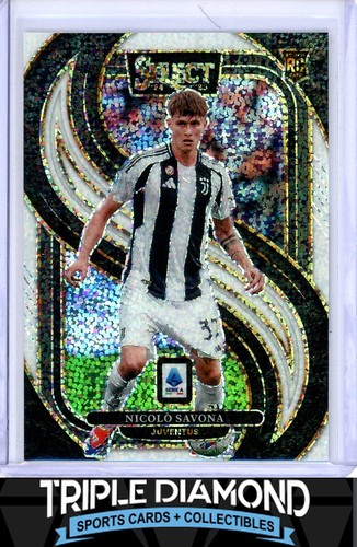 Nicolo Savona 2024 Panini Select Mezzanino Bianco Sparkle