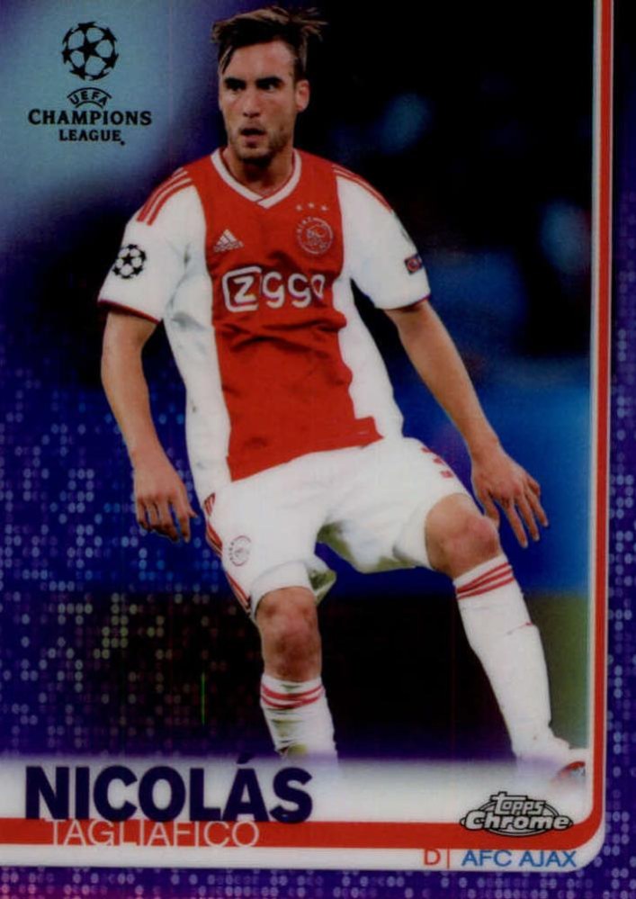 Nicolás Tagliafico 2018 Topps Chrome UCC Purple /250