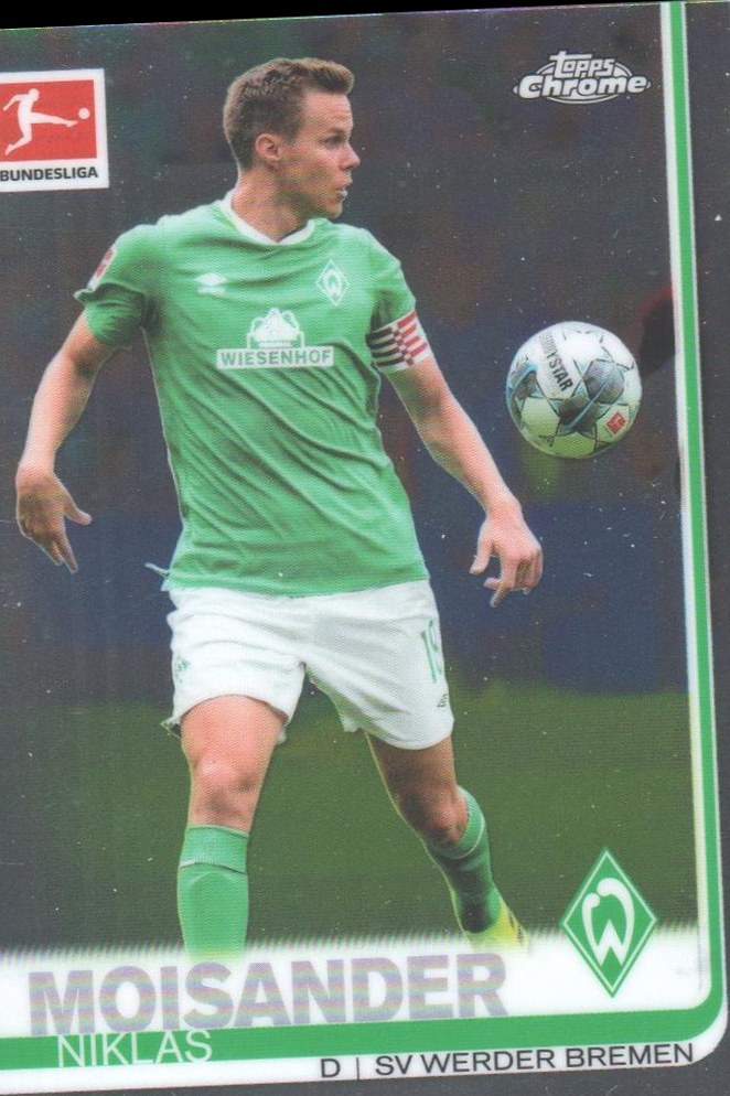Niklas Moisander 2019 Topps Chrome Bundesliga 73