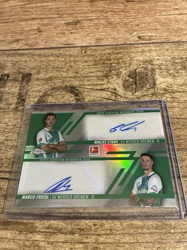 Niklas Stark & Marco Friedl 2022 Topps Chrome Bundesliga /75