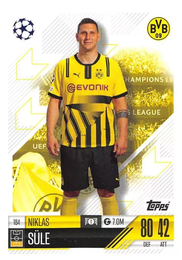 Niklas Sule 2024 Topps Match Attax UEFA Club Competitions