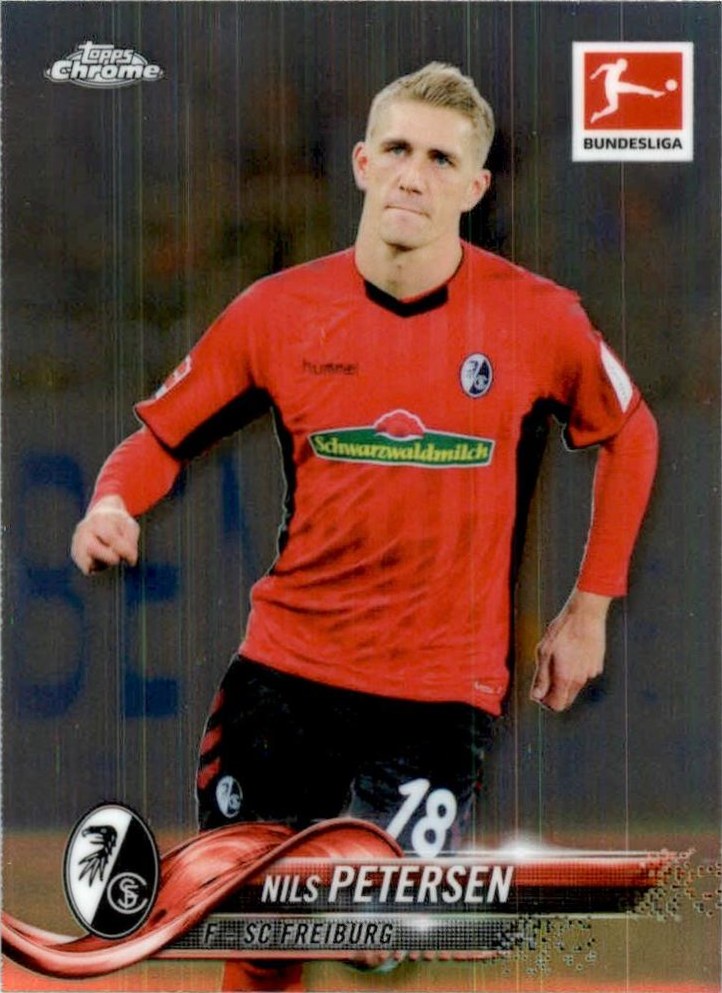 Nils Petersen 2018 Topps Chrome Bundesliga 27