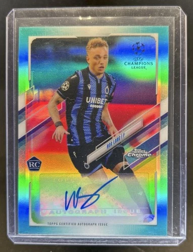 Noa Lang 2021 Topps Chrome Aqua Refractor /199