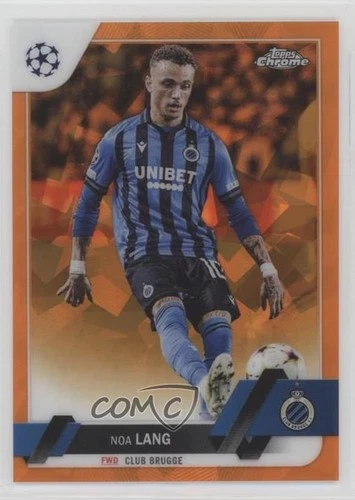 Noa Lang 2022 Topps Chrome Orange 3/50