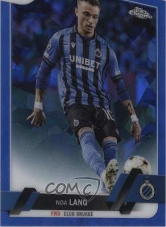 Noa Lang 2022 Topps Chrome Sapphire /11