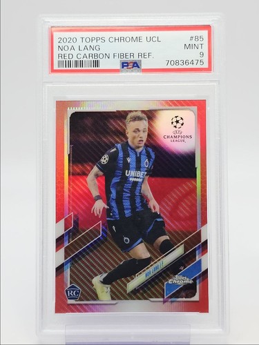 Noa Lang 2020 Topps Finest Red Carbon Fiber