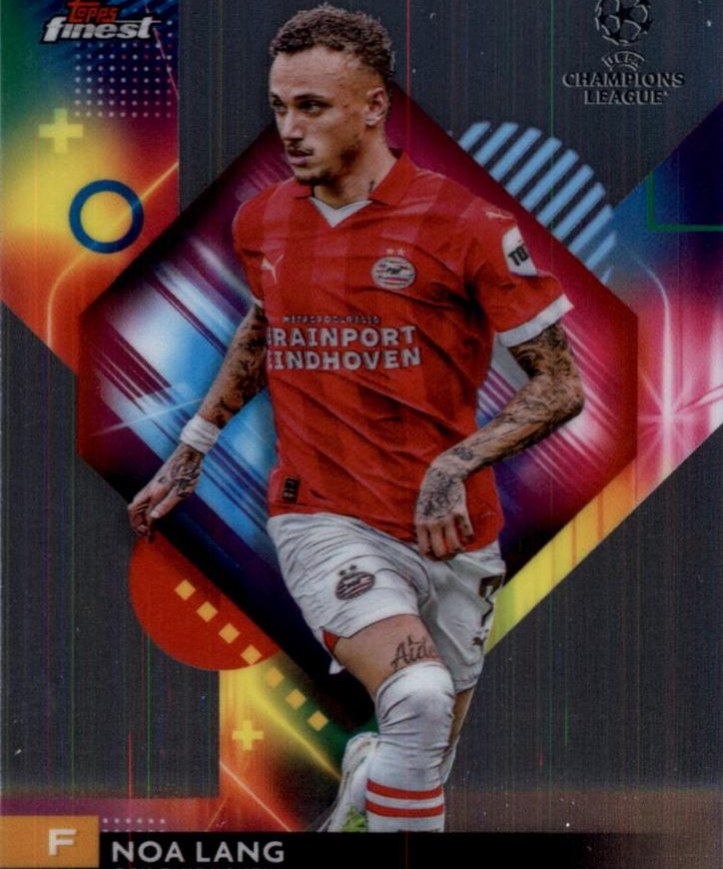 Noa Lang 2023 Topps Finest UEFA Club Competitions