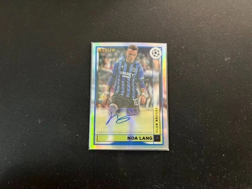 Noa Lang 2022 Topps Merlin Chrome Argento